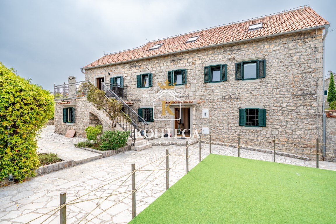 An authentic palace from Ktroli, a traditional stone house from 1882 on  Lustica peninsula